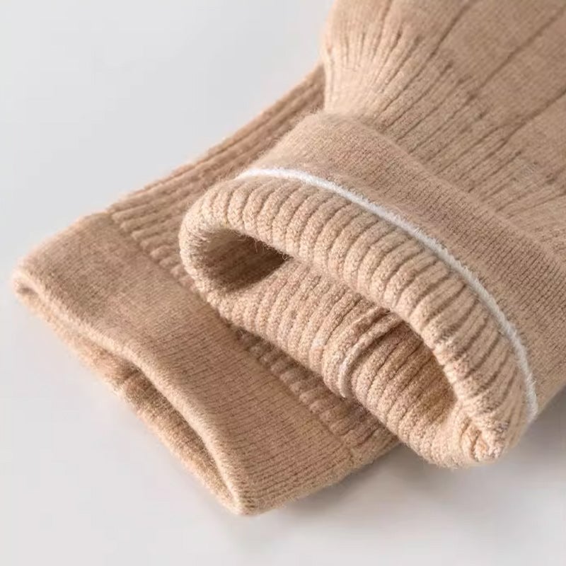 Velvet warm velcro knee pads