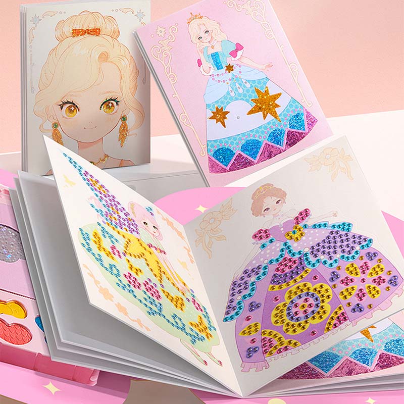 Fantasy 3-in-1 Princess Dress Up & Make Up Game Set