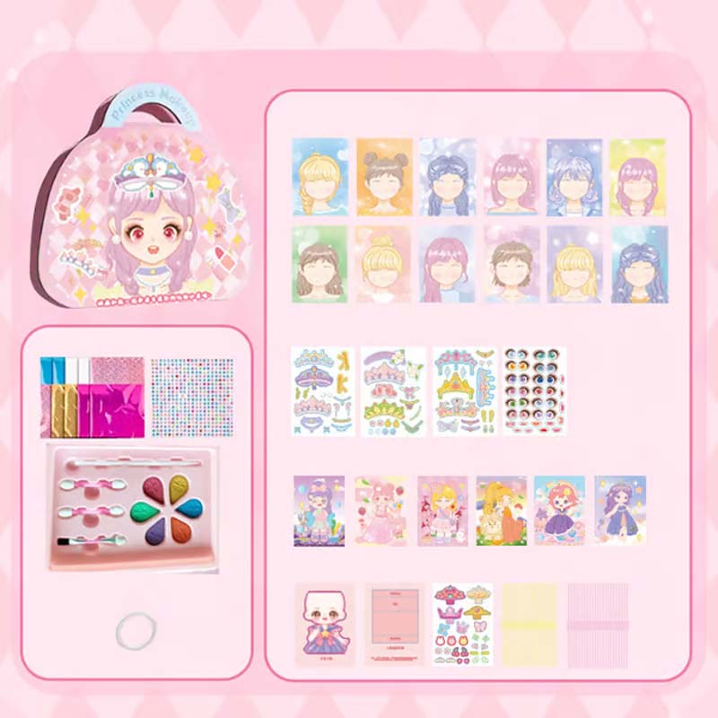 Fantasy 3-in-1 Princess Dress Up & Make Up Game Set