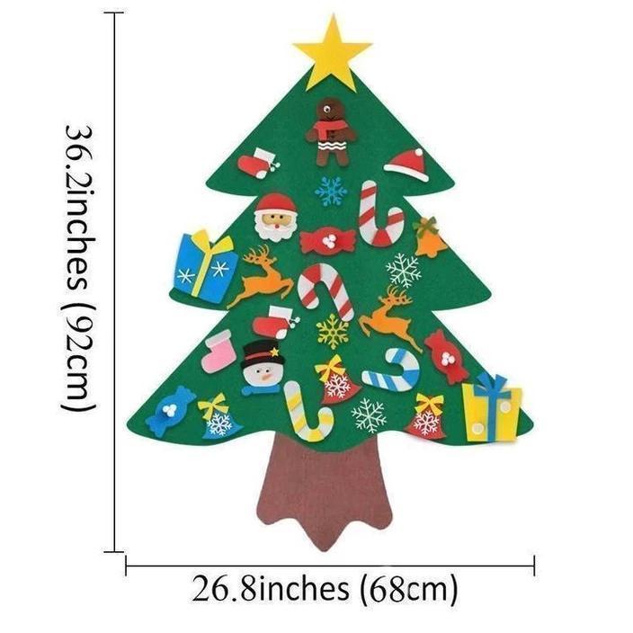 DIY Felt Christmas Tree(Best Gift For Children.)