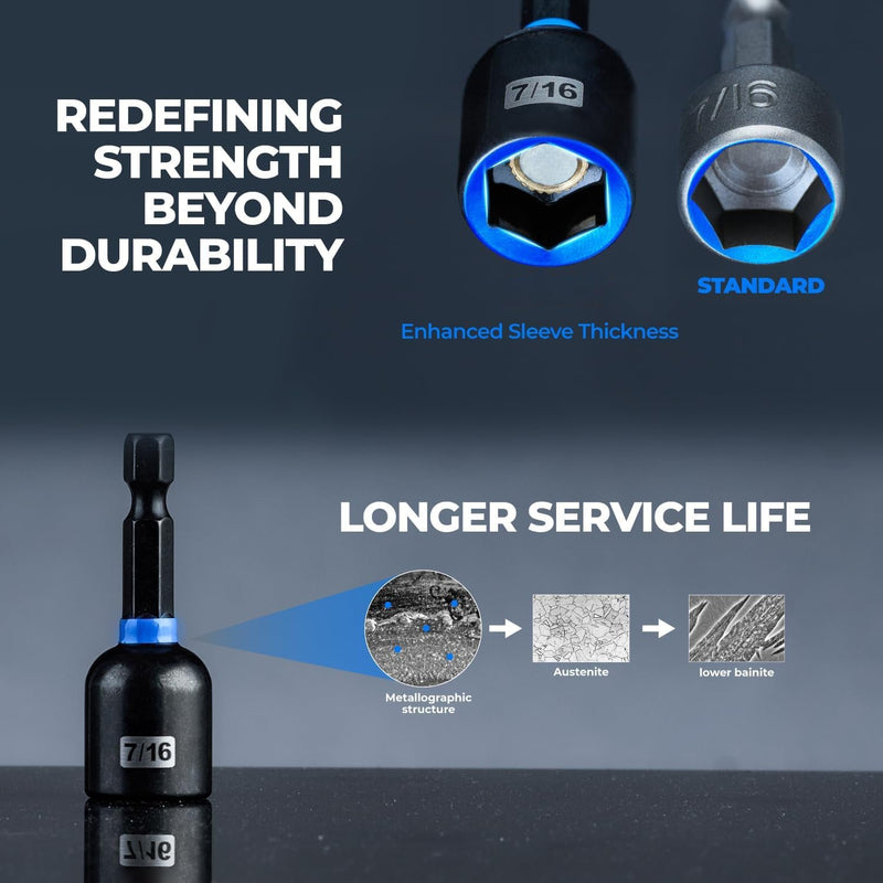 Saker Magnetic Impact Nut Driver Set