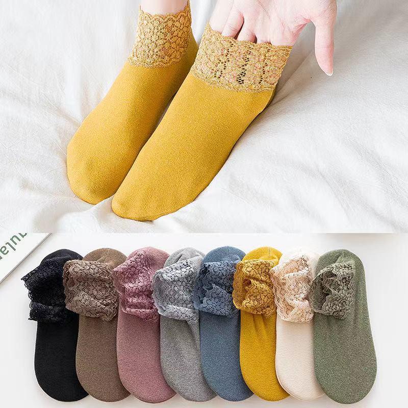 Fashion Lace Warmer Socks