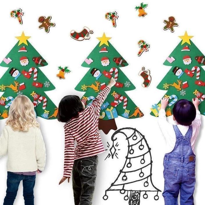 DIY Felt Christmas Tree(Best Gift For Children.)