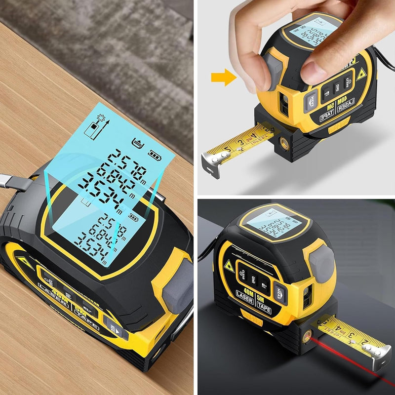 Portable 3-in-1 Infrared Laser Tape
