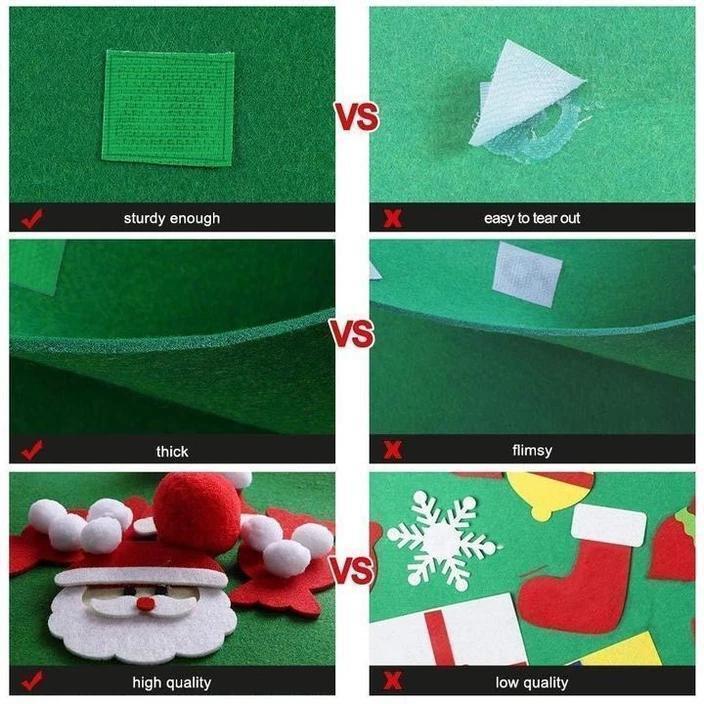 DIY Felt Christmas Tree(Best Gift For Children.)