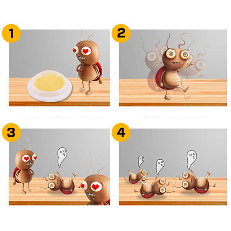 Roach Killing Bait Station(Set of 8)