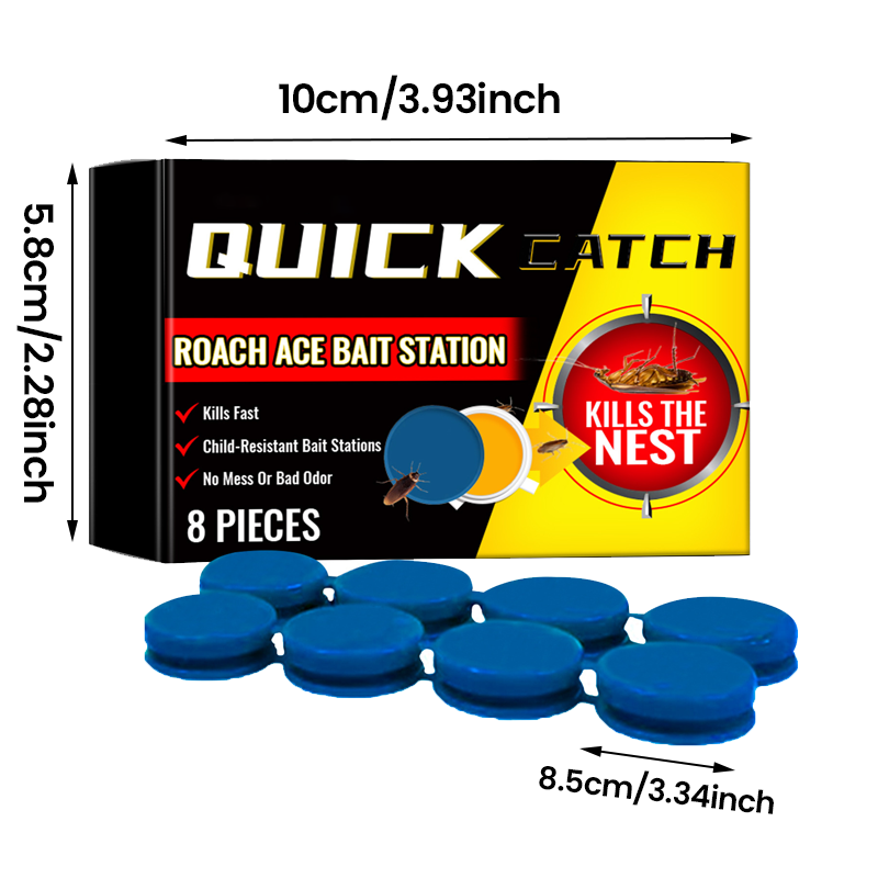 Roach Killing Bait Station(Set of 8)