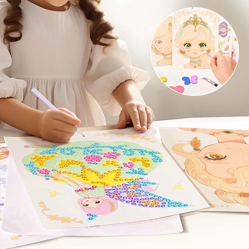 Fantasy 3-in-1 Princess Dress Up & Make Up Game Set