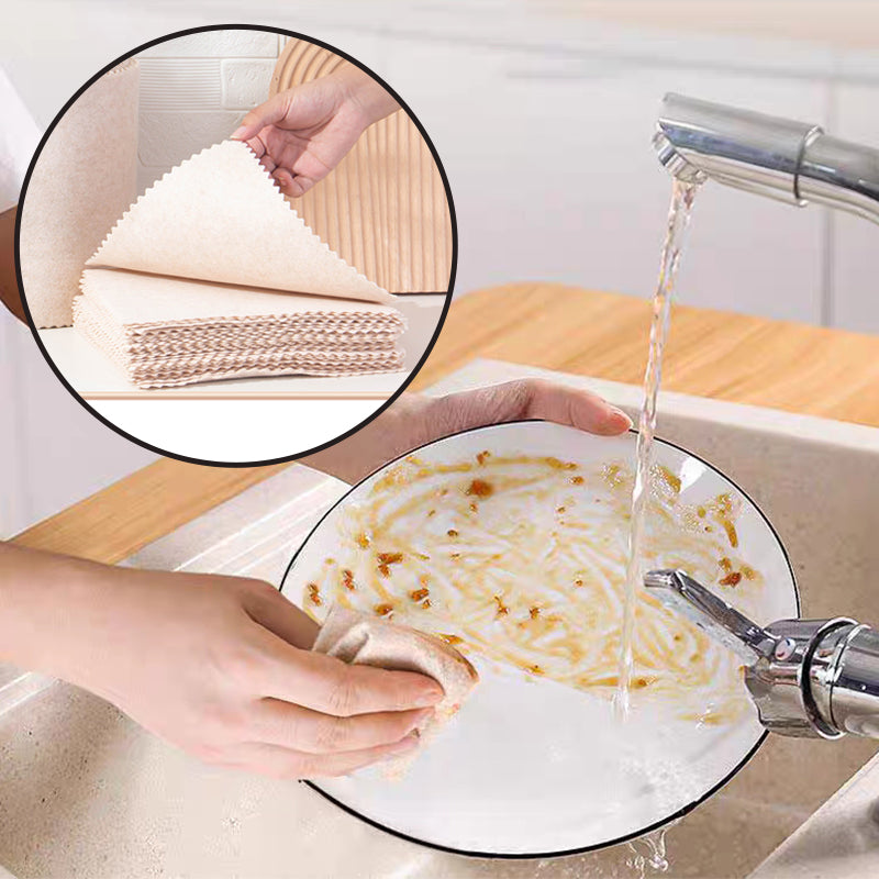 Thickened Loofah Dishwashing Cloth