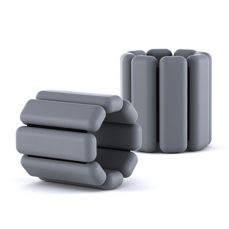 Weighted silicone sports wristband