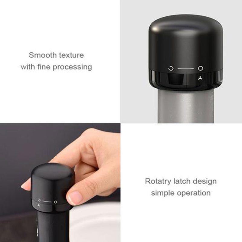 Silicone Sealed Wine and Champagne Stopper