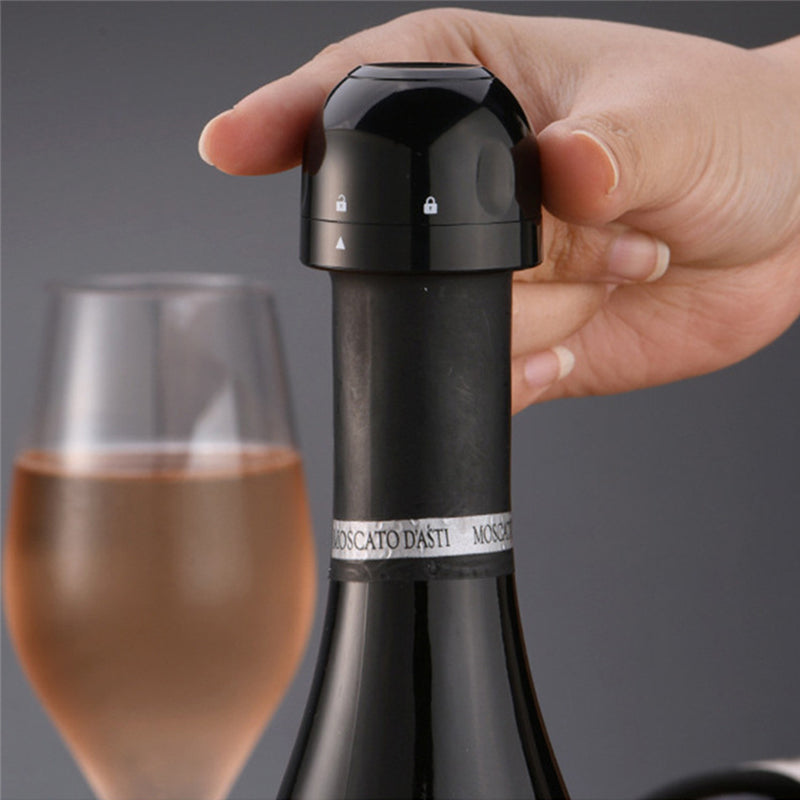 Silicone Sealed Wine and Champagne Stopper