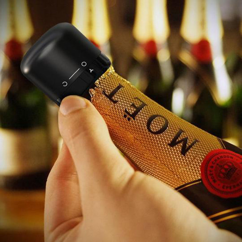 Silicone Sealed Wine and Champagne Stopper