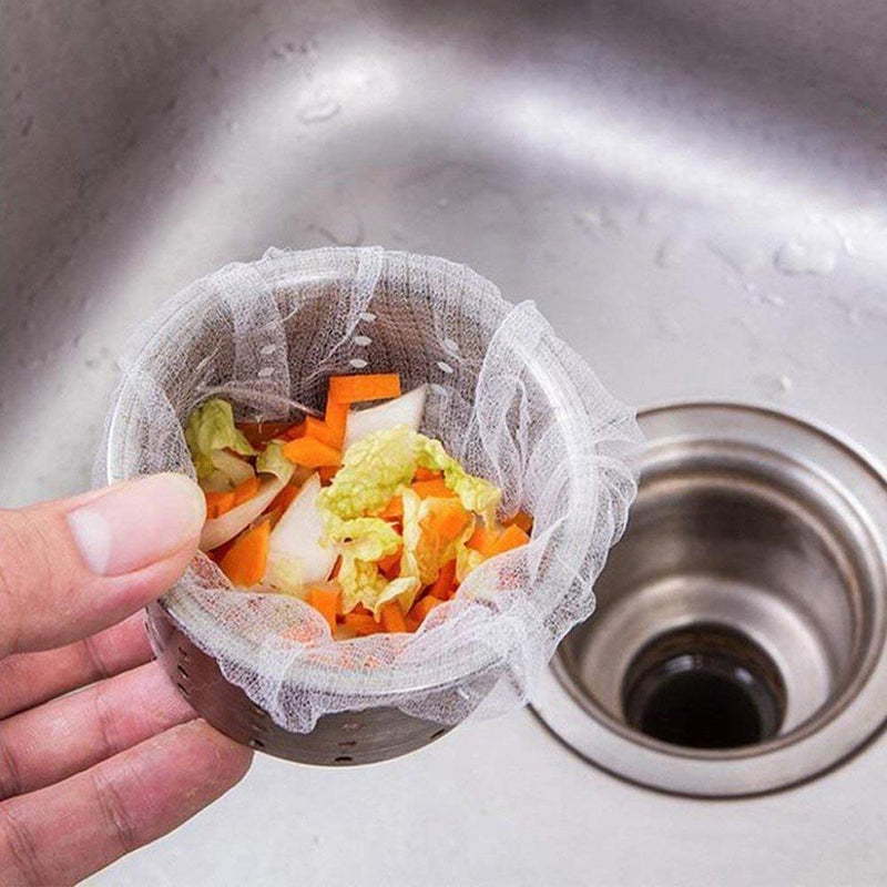 Disposable Mesh Sink Strainer Bags, 100 PCS