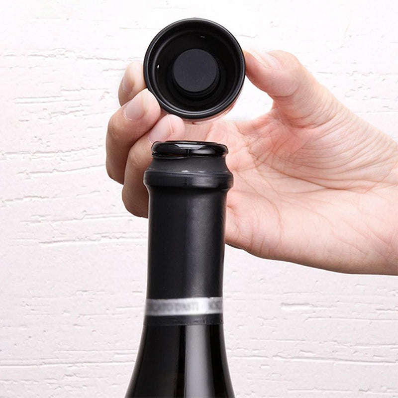 Silicone Sealed Wine and Champagne Stopper