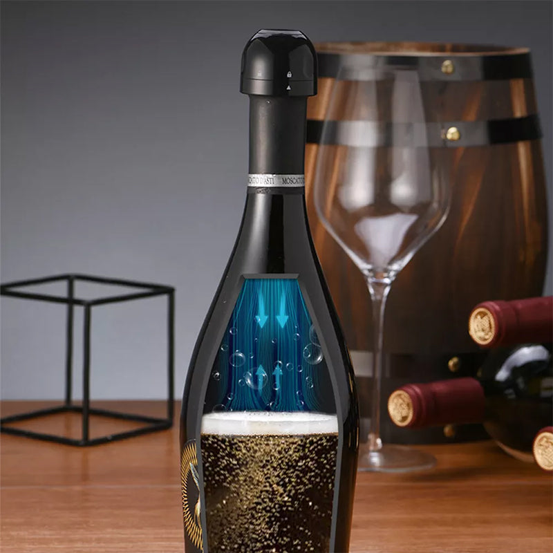 Silicone Sealed Wine and Champagne Stopper