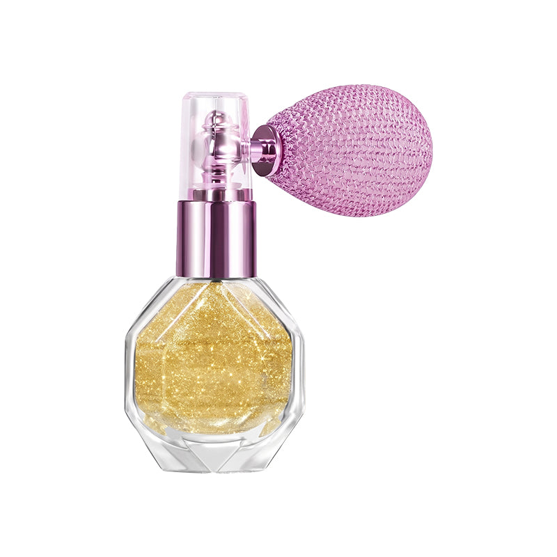 Radiant Golden Shimmer Spray Powder