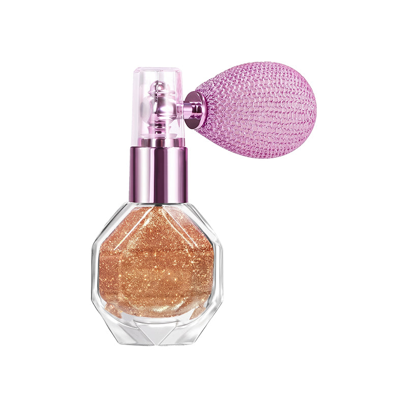 Radiant Golden Shimmer Spray Powder