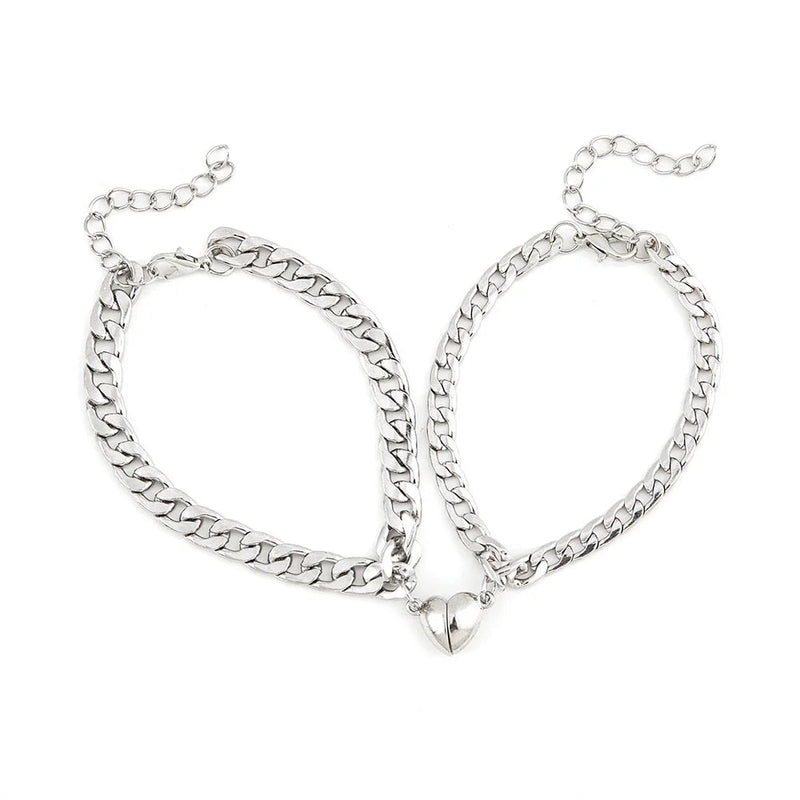 Magnet Heart Match Bracelets