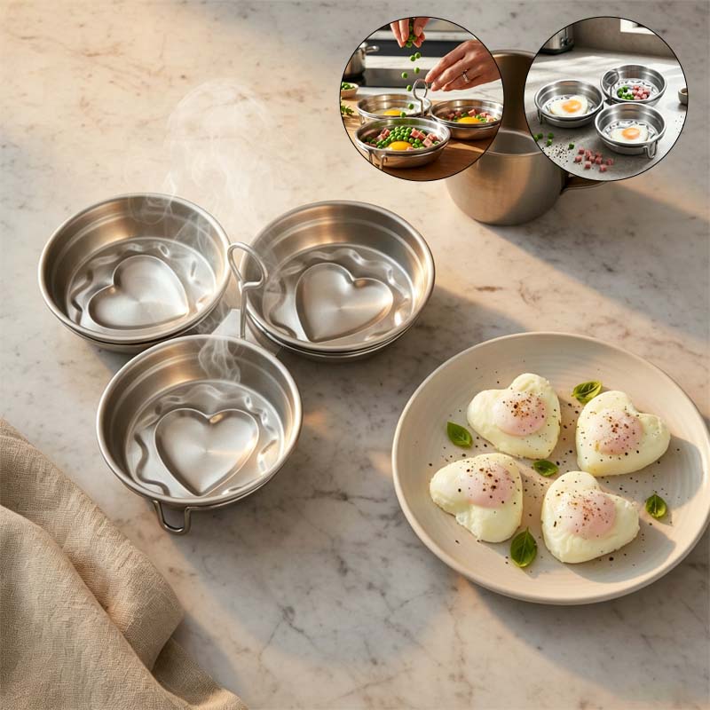 304 Stainless Steel Egg Molds