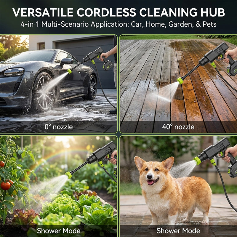 Portable Wireless Lithium Battery Car Washer