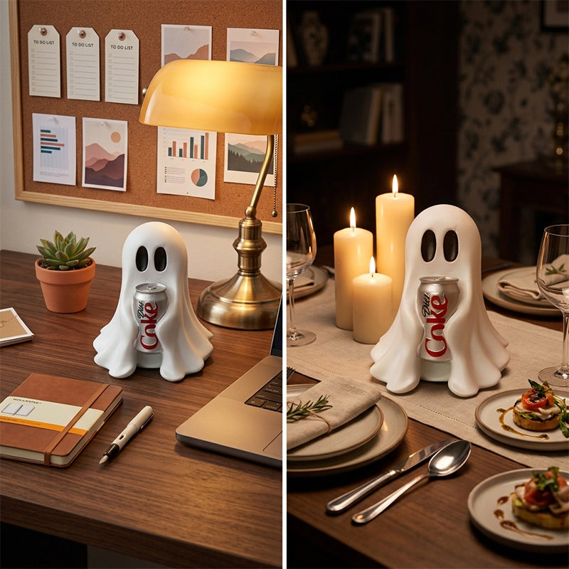 Cute Ghost Resin Bottle Holder