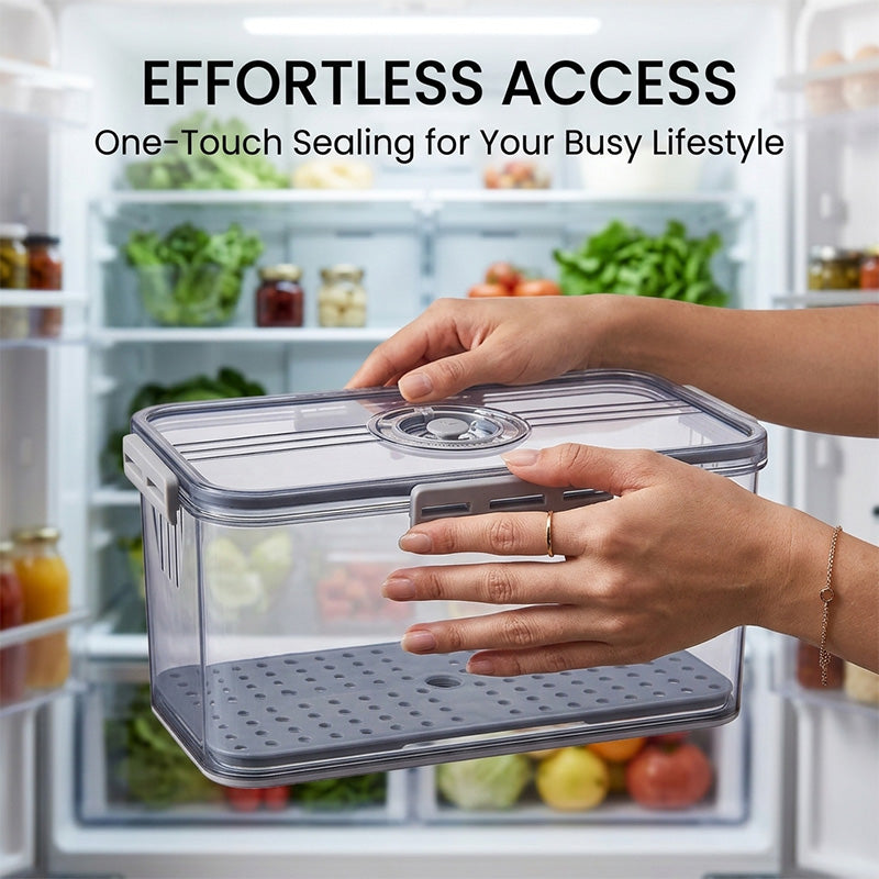Thickened PET Refrigerator Storage with Date Dial