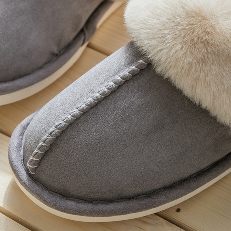 Plush Thermal Non-Slip Home Slippers