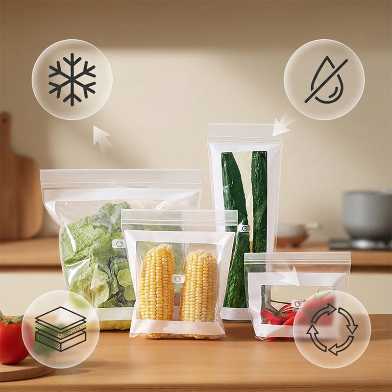 Thickened Double-Seal Food Grade Storage Bags