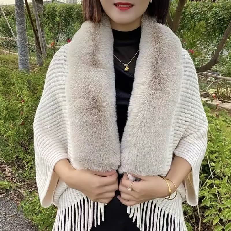 Knitting Thick Loose Shawl