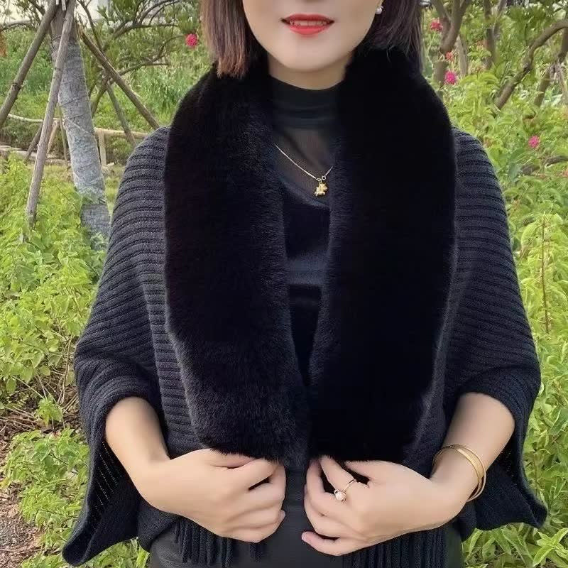 Knitting Thick Loose Shawl