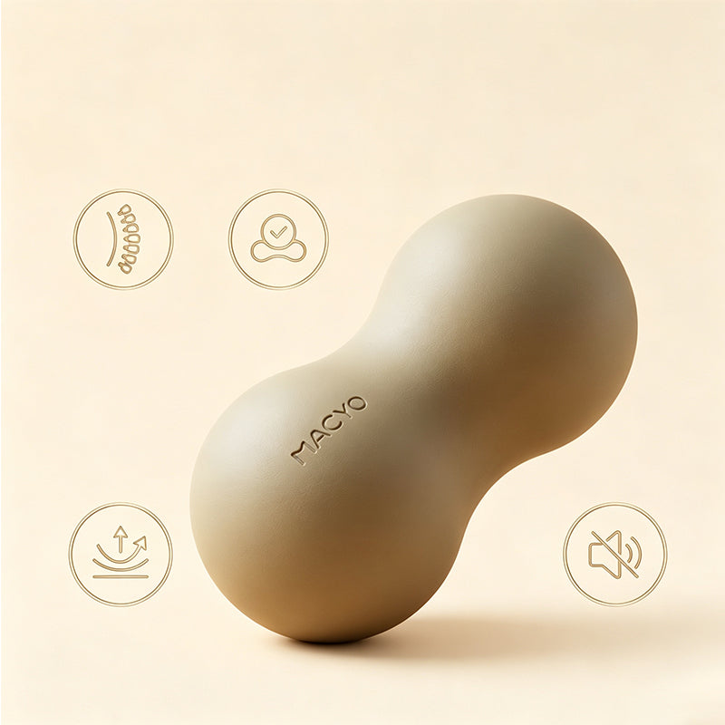 Professional Bionic Silicone Peanut Massage Ball