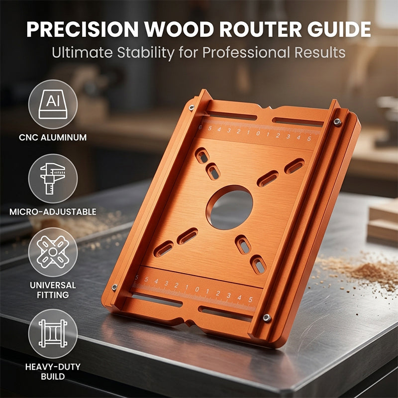 Aluminum Dual-Fence Router Slotting Guide