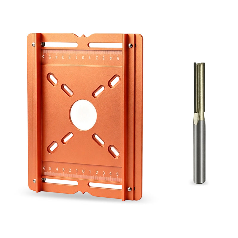 Aluminum Dual-Fence Router Slotting Guide