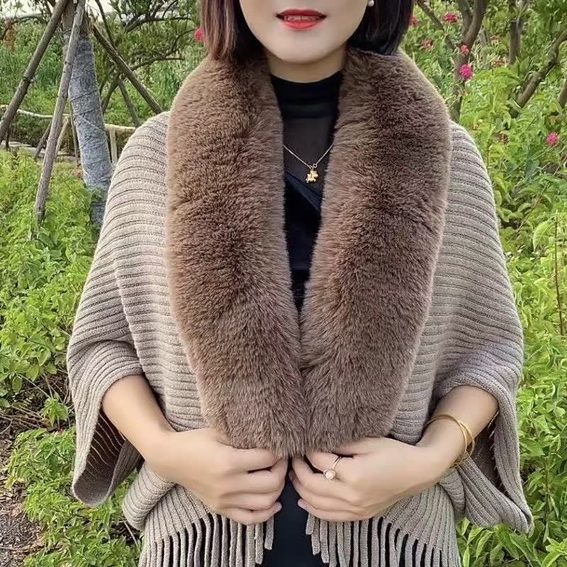 Knitting Thick Loose Shawl