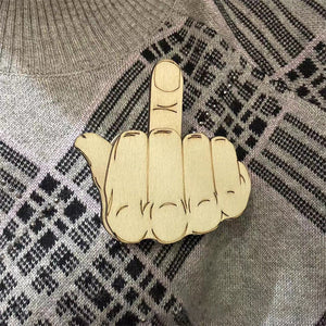 Middle Finger Brooch Material Pack