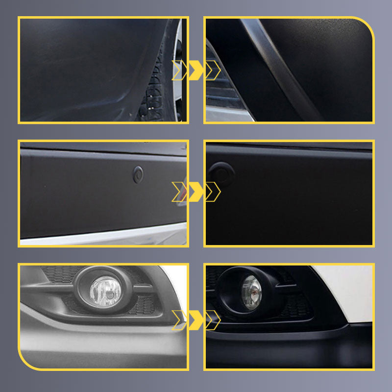 Car plastic repair coating agent