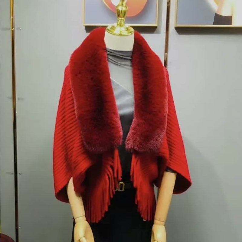 Knitting Thick Loose Shawl