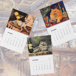 2025 Drunk Cat Calendar