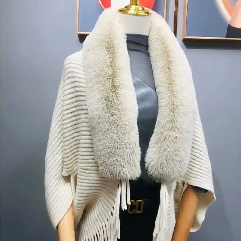 Knitting Thick Loose Shawl