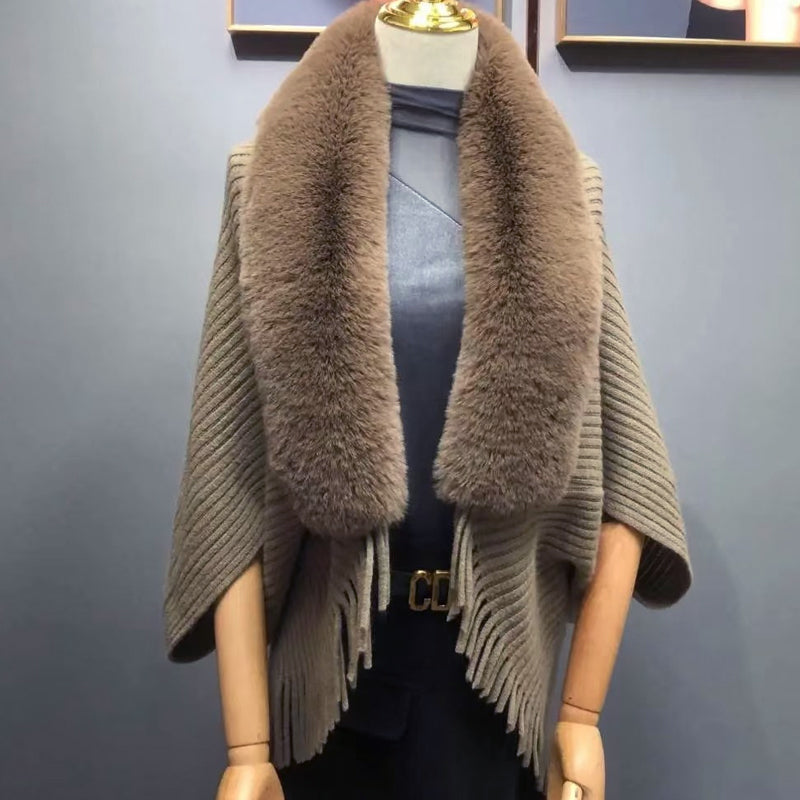 Knitting Thick Loose Shawl