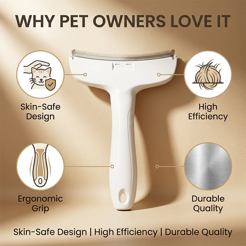 Professional Pet Deshedding Comb