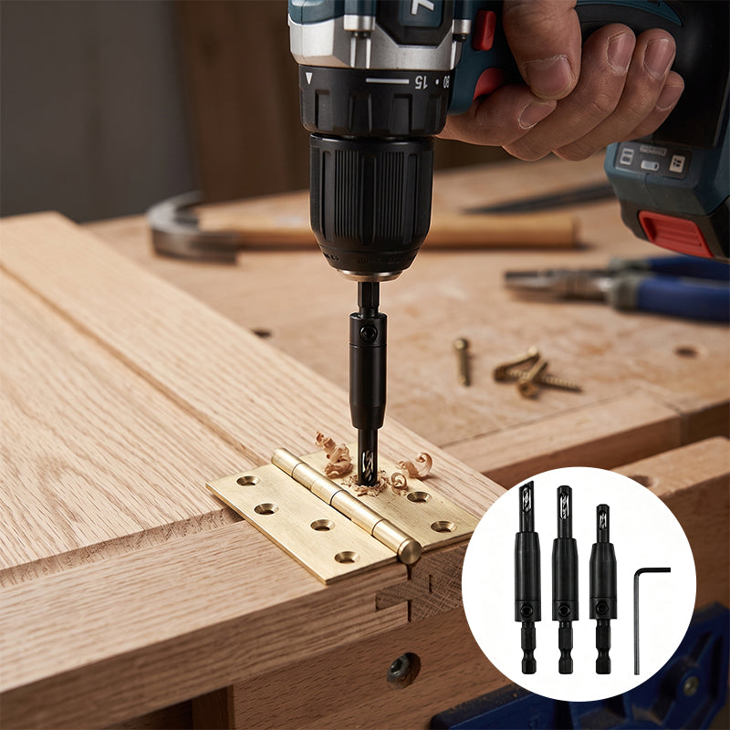Hex Handle Woodworking Hinge Opener Set