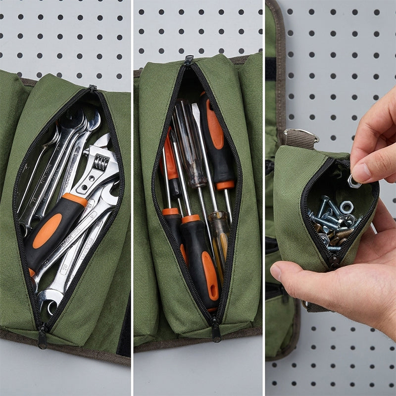 Portable Canvas Car Hardware Tool Storage Bag