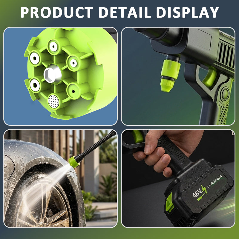 Portable Wireless Lithium Battery Car Washer