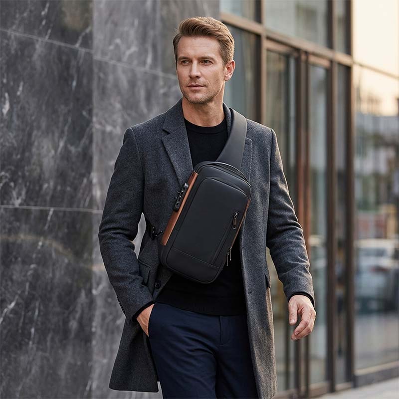 Anti-Theft USB Charging Shoulder Crossbody Bag
