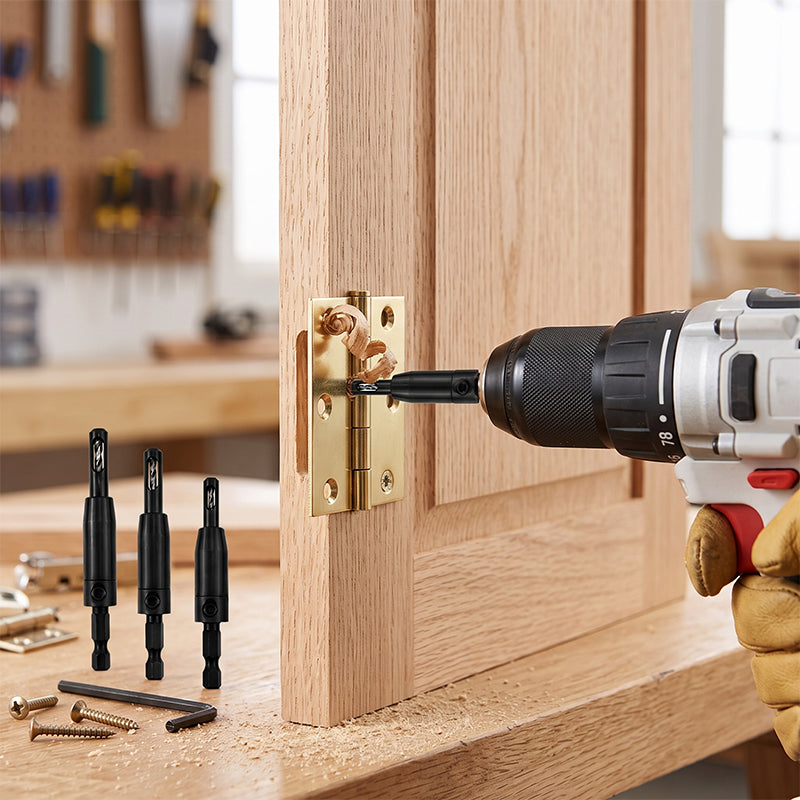 Hex Handle Woodworking Hinge Opener Set
