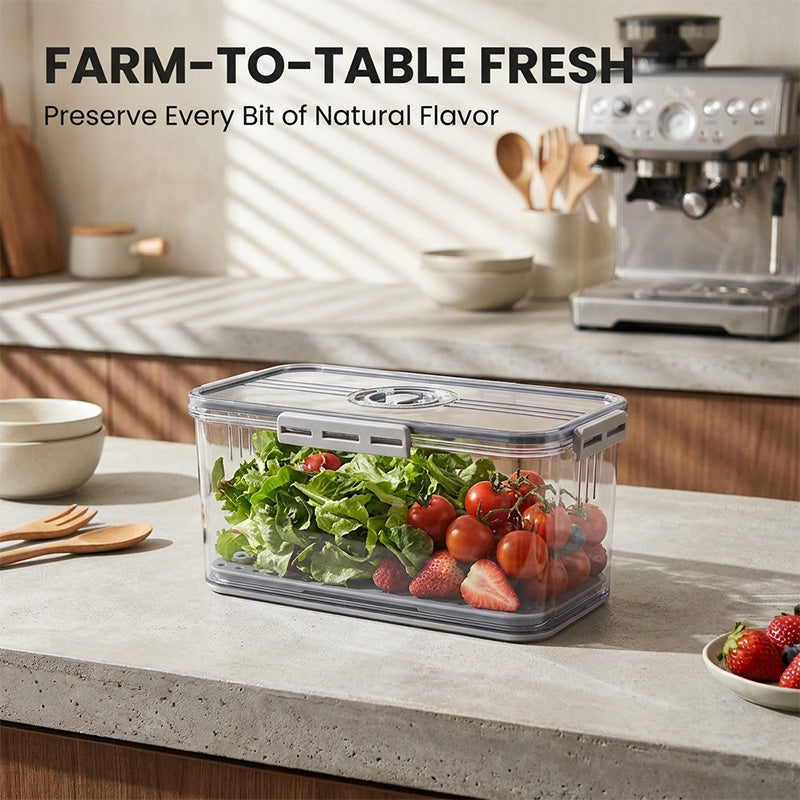 Thickened PET Refrigerator Storage with Date Dial