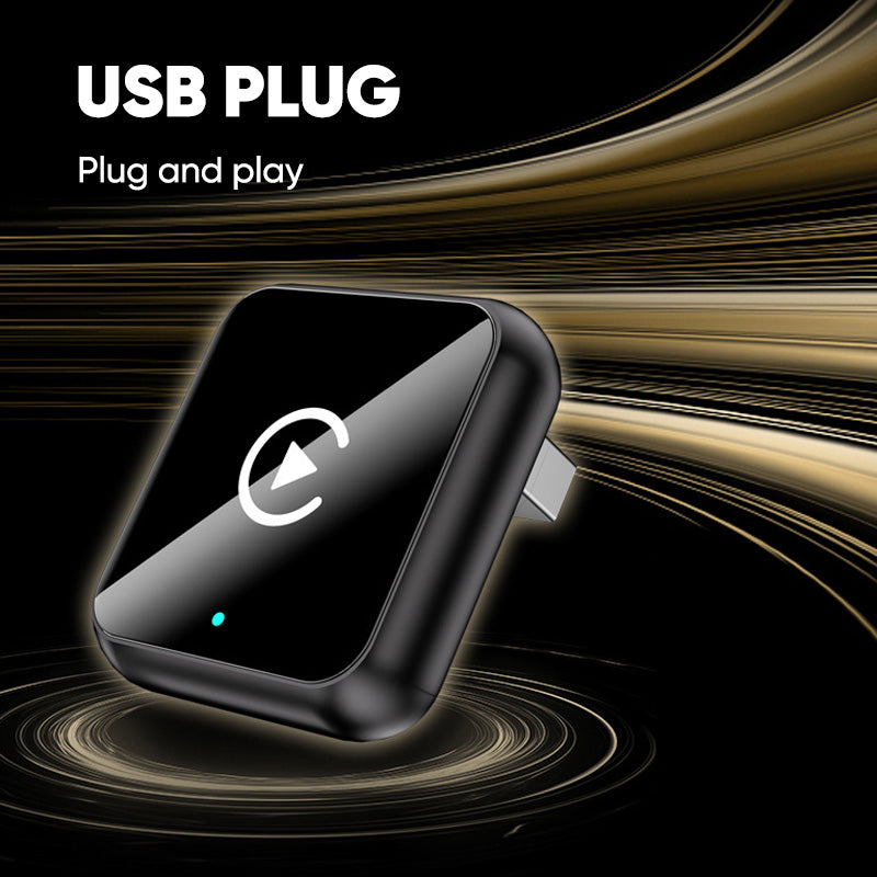 Plug-and-Play Wireless CarPlay Adapter