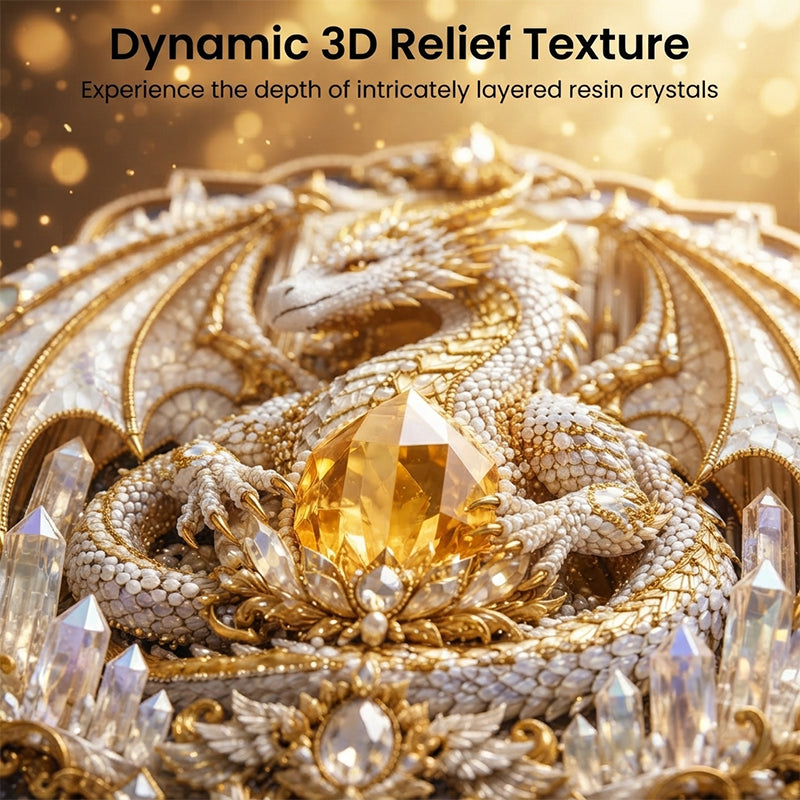 3D Dragon DIY Diamond Painting Wall Decor